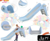 صورة زحليقة اطفال مع سلة